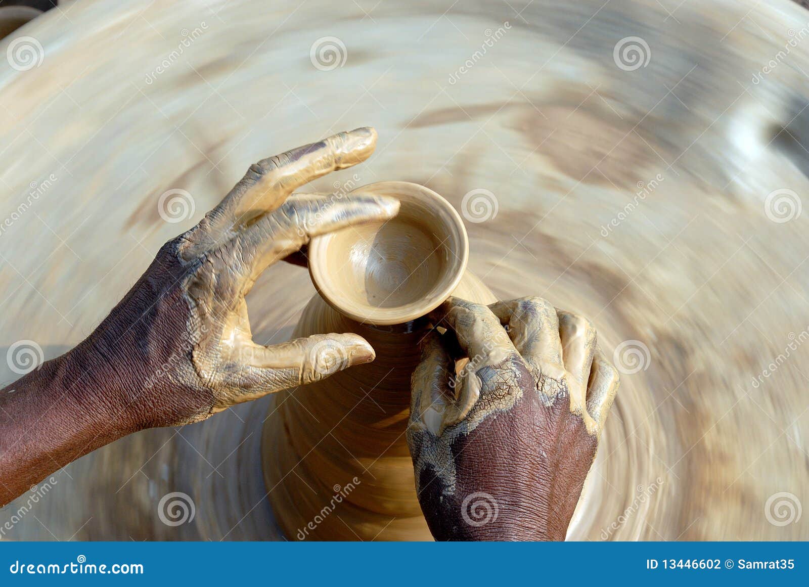 KUMHAAR, the INDIAN POTTERY MAKER Editorial Photography Image of