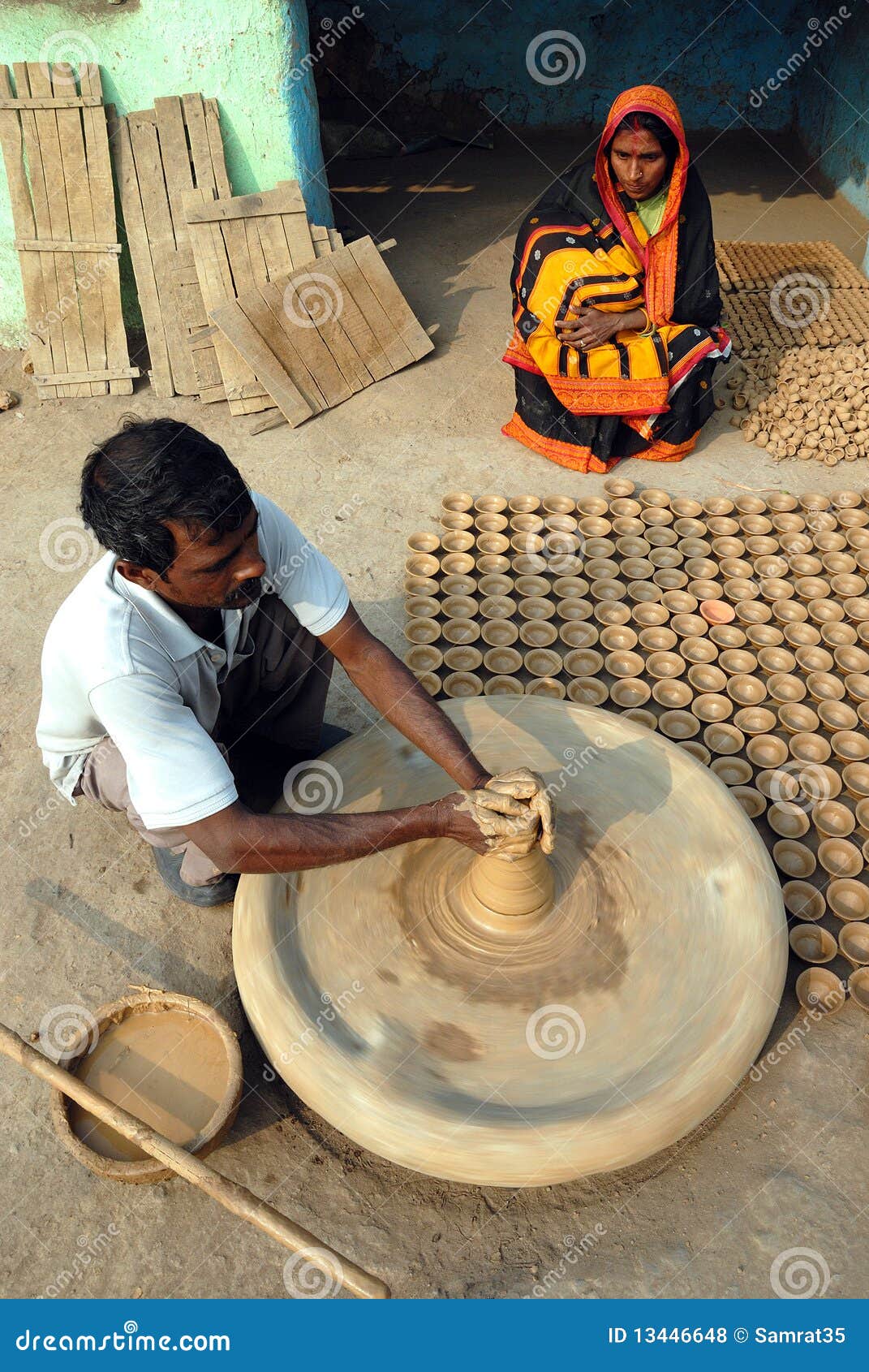 KUMHAAR, the INDIAN POTTERY MAKER Editorial Stock Photo Image of life