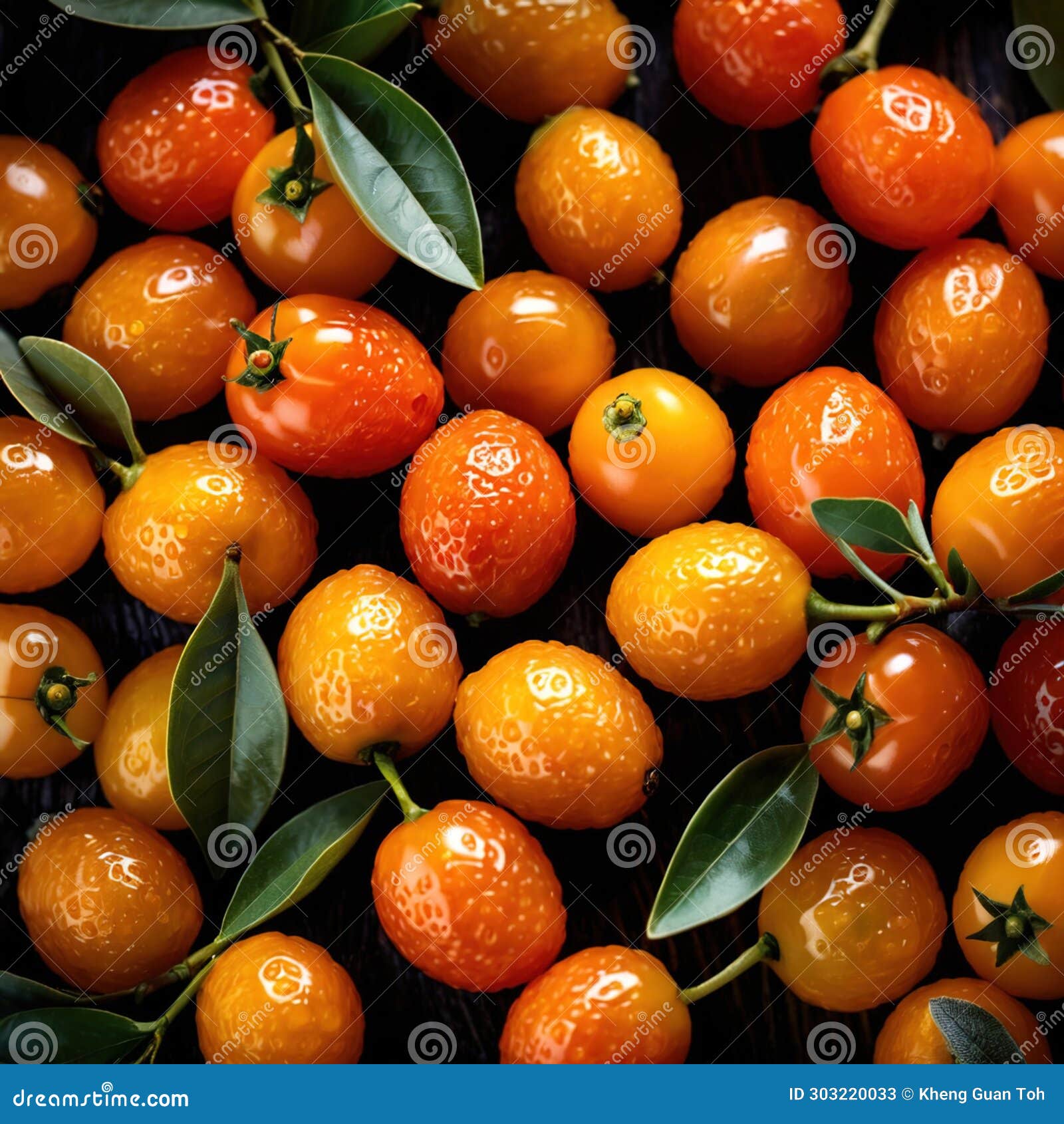 Kumquat Fresh Raw Organic Fruit Stock Illustration Illustration of