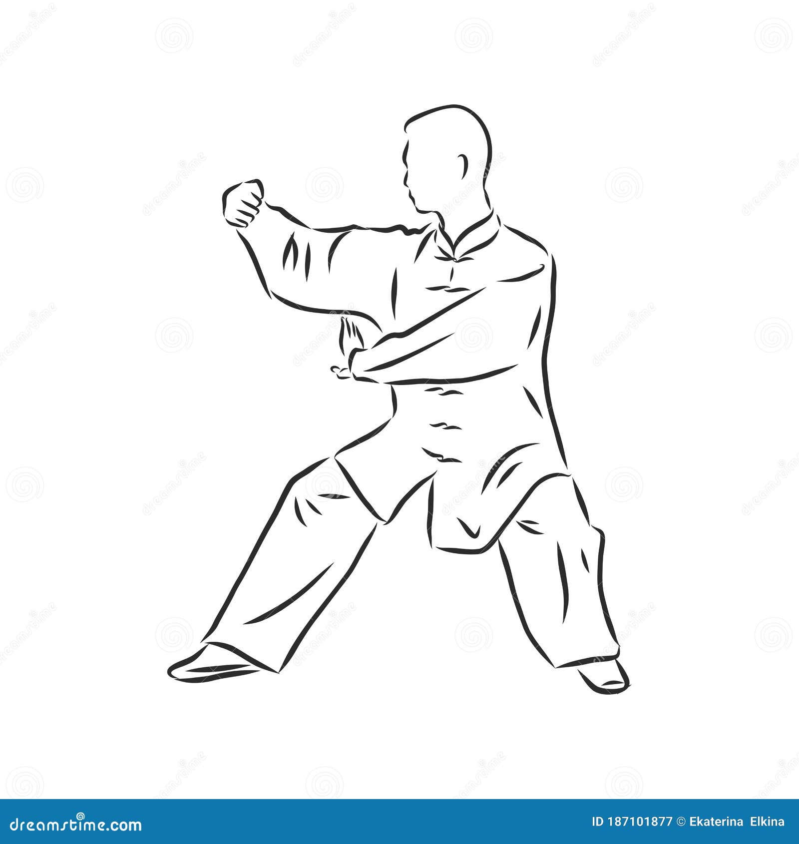 777 Kung Fu Sketch Images, Stock Photos & Vectors | Shutterstock