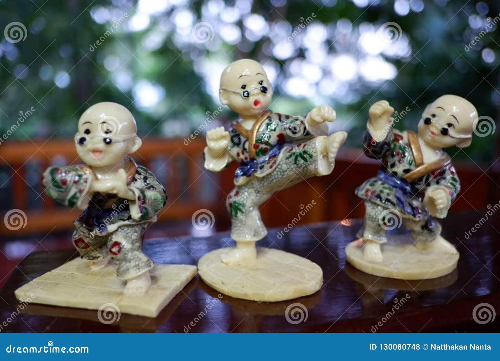 Kung fu fighting dolls. stock photo. Image of kung, cute 130080748