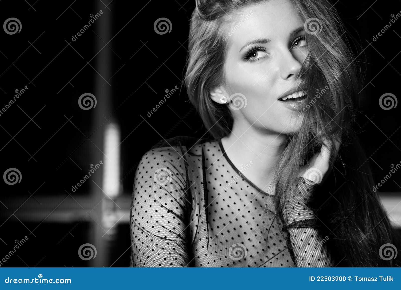 Kunst Portrait Schone Frau Stockfoto Bild Von Frau Portrait