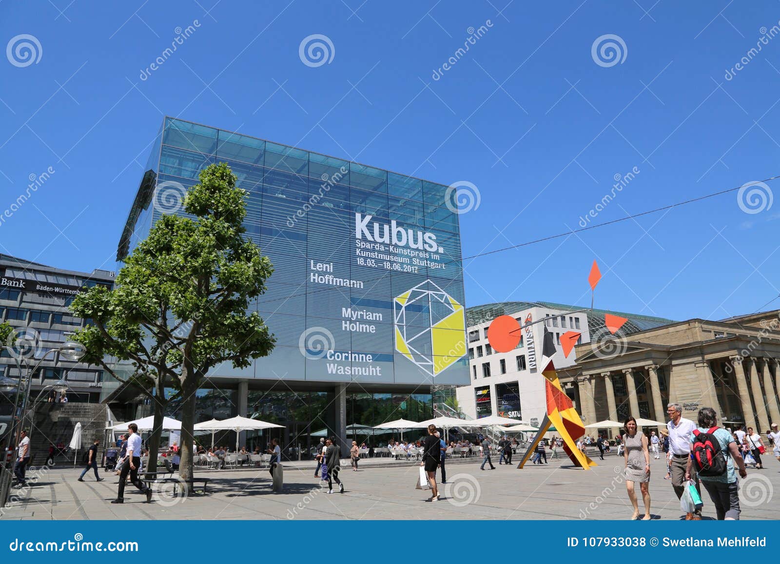 Kunstmuseum Schlossplatz, Stuttgart, Germania Fotografia Stock Editoriale Immagine di