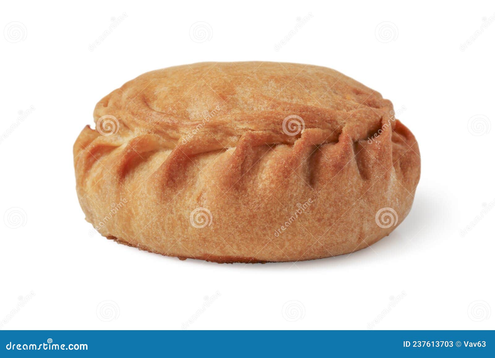 Traditional Russian pancakes pie - kurnik. Stock Photo