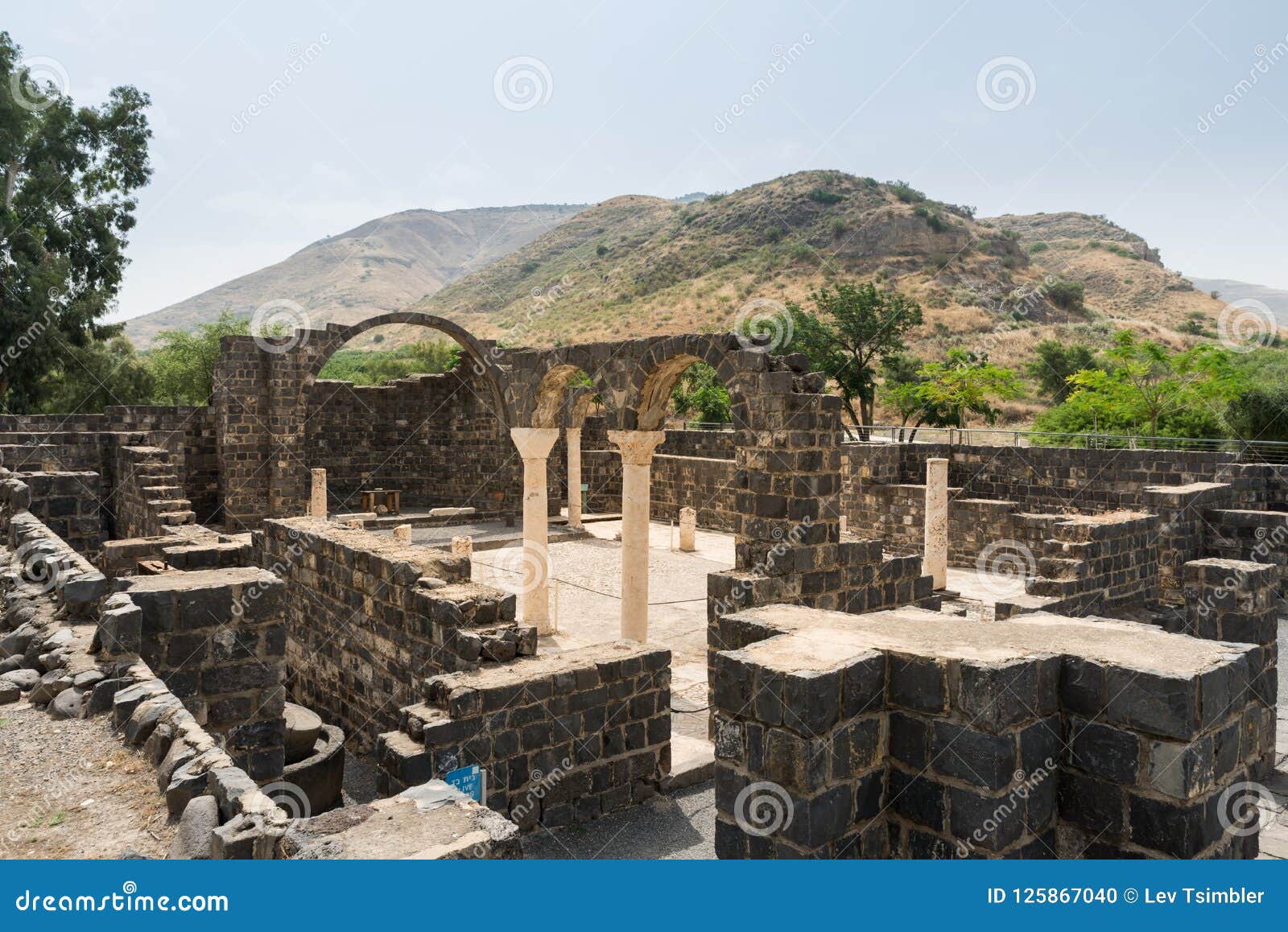  Kursi  National Park At Golan  Heights Stock Photo Image 