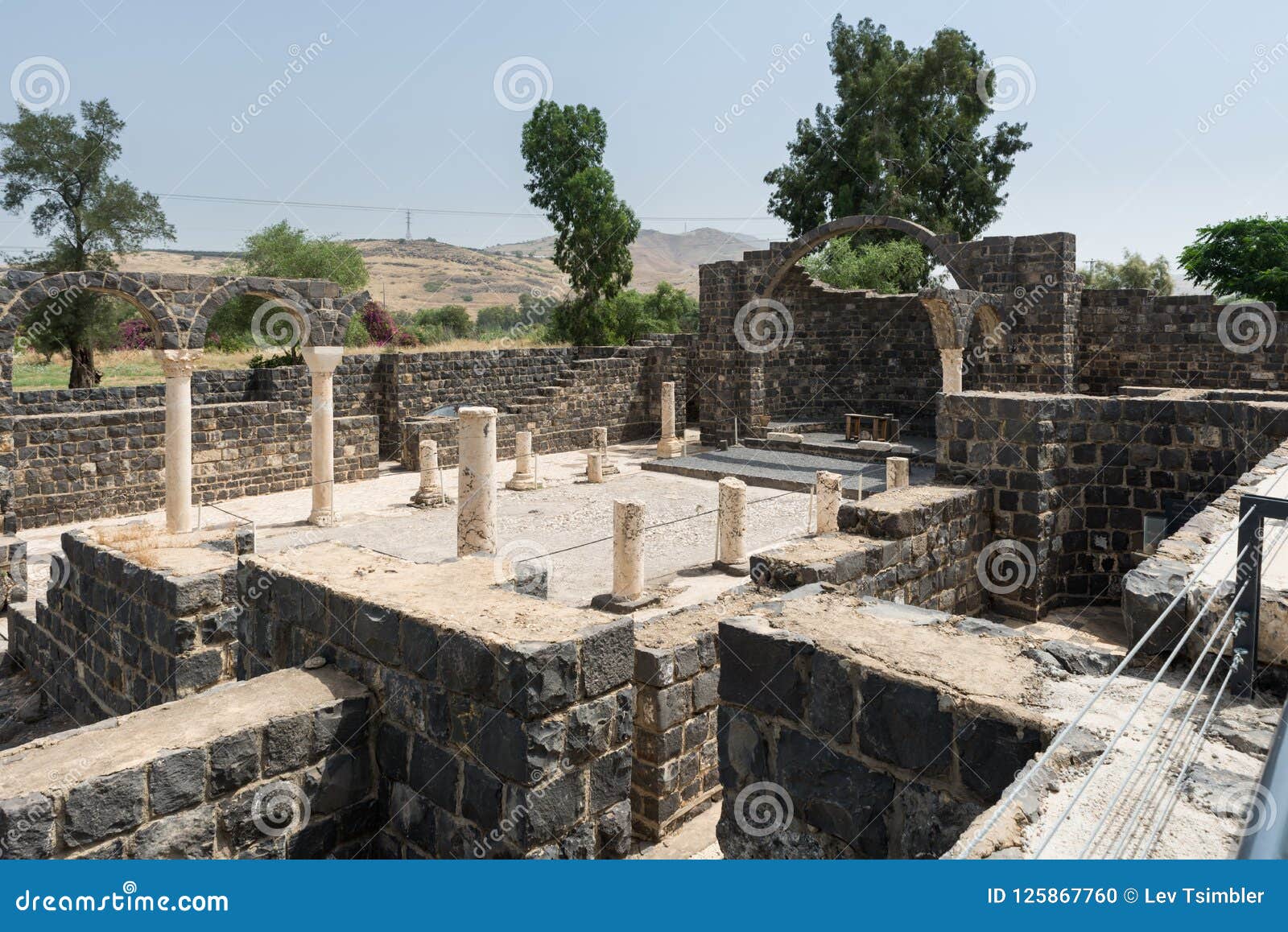  Kursi  National Park At Golan  Heights Stock Photo Image 