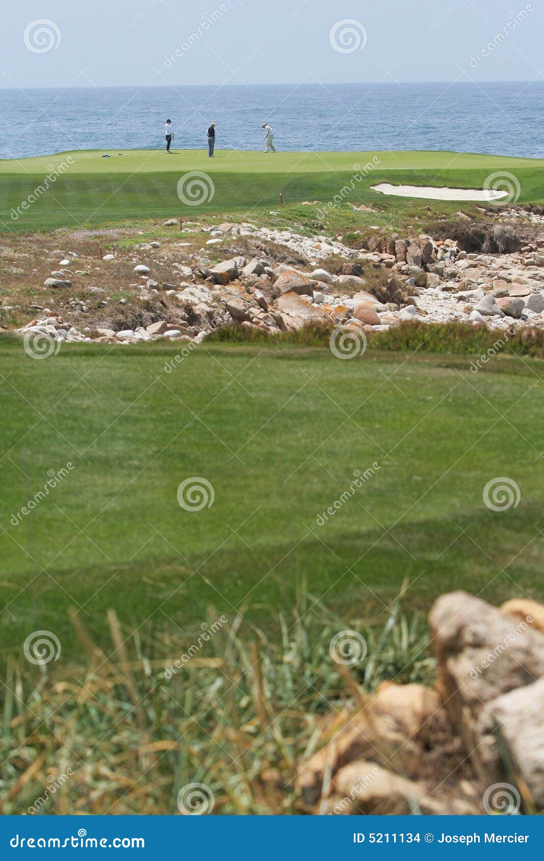 Kust- golfare. 17 längs golf för format för drev för kurs för kust för bakgrundsstrandKalifornien carmel görar grön sikt för vertical för pebble milemonterey för det nordliga hav Stillahavs-