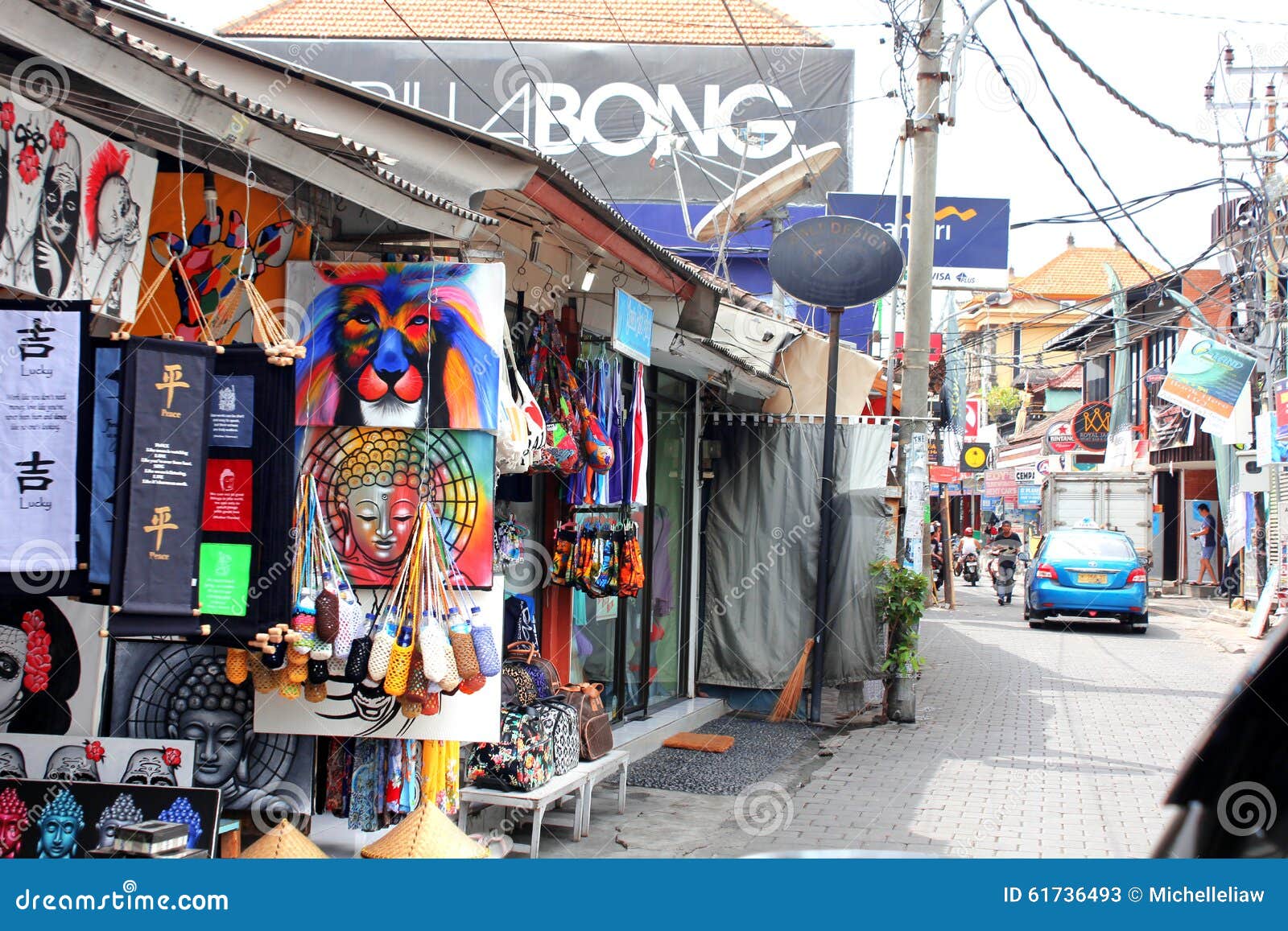 Kuta Streets, Bali Indonesia Editorial Stock Photo - Image of
