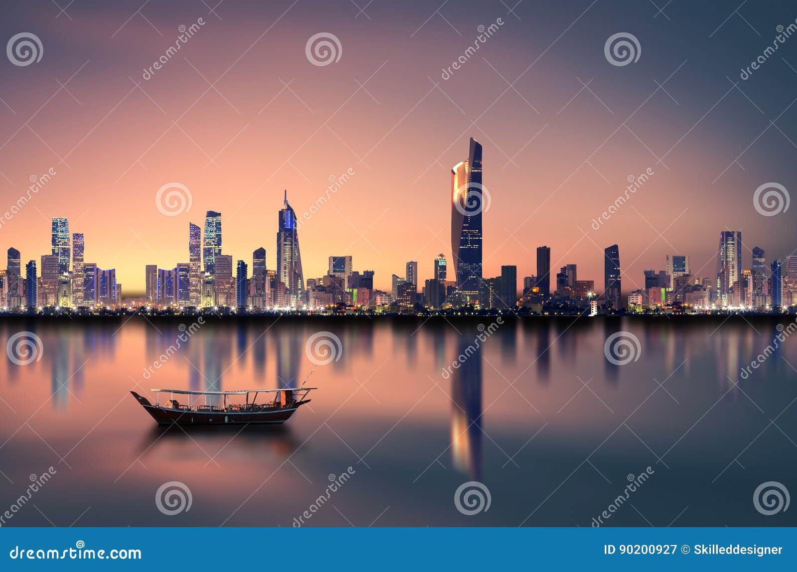 kuwait city skyline