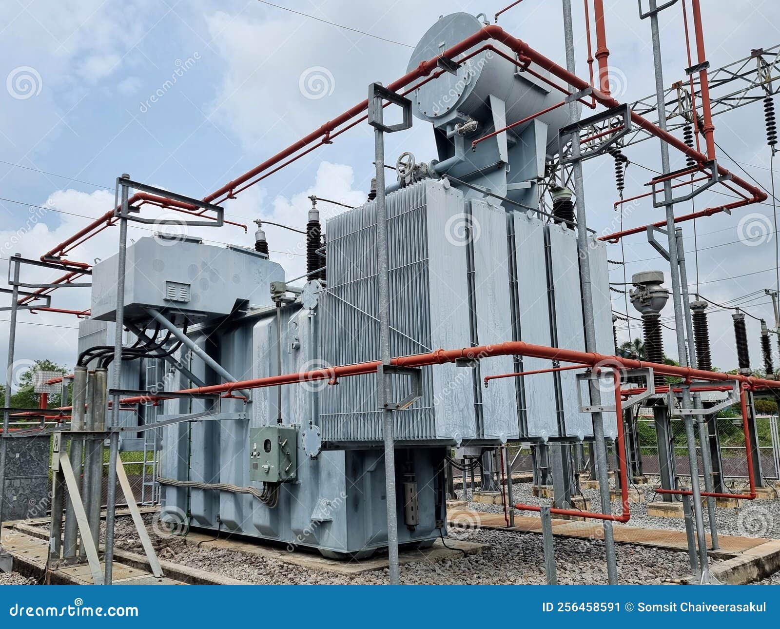 115kV Transformer Feeder In A Substation Stock Photo CartoonDealer ces-transformers-electric-transformer