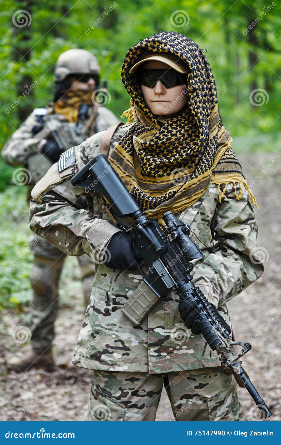 Kvinnlig Soldat