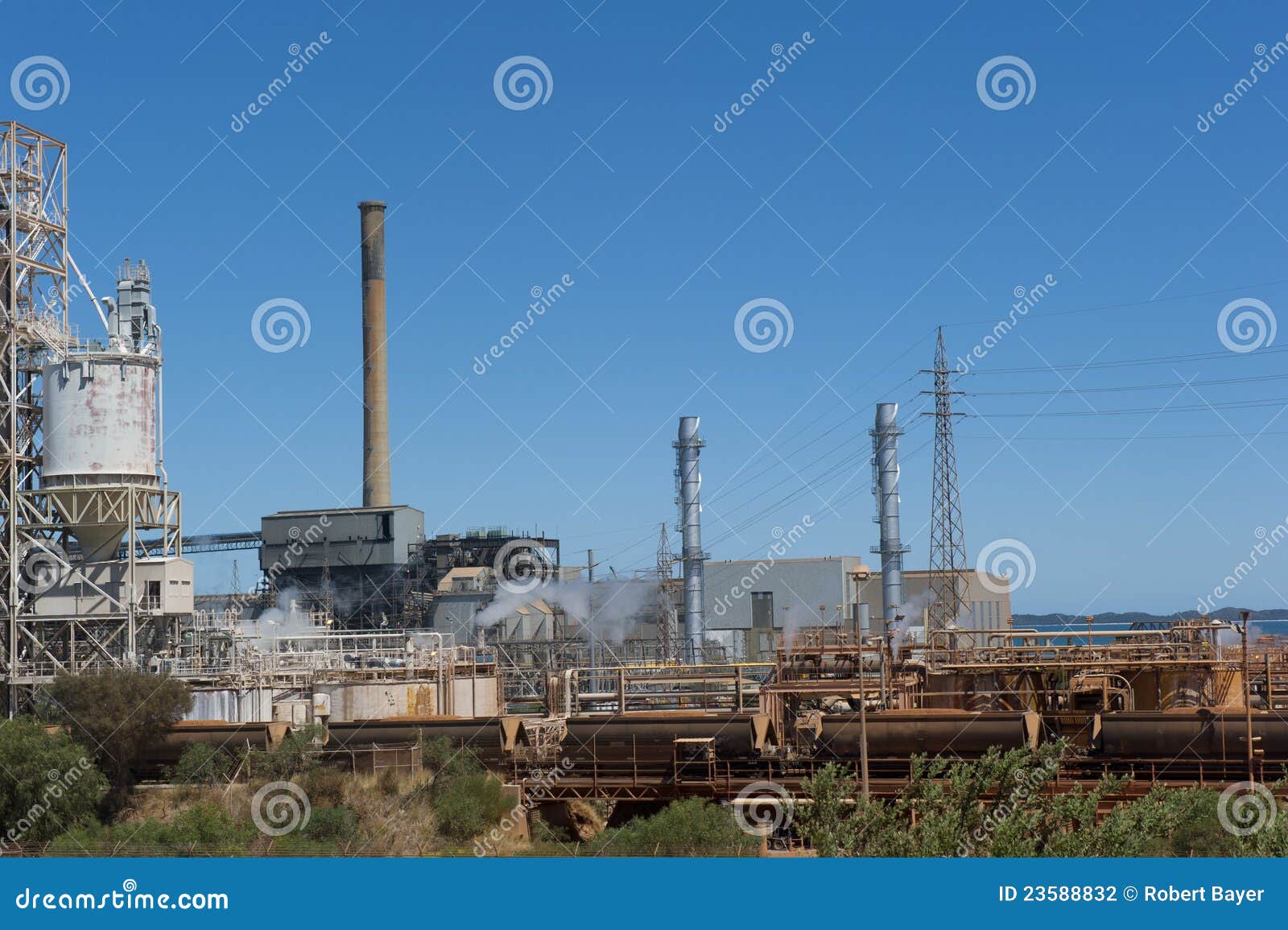 Kwinana Power Station Western Australia Stock Photo Image of economy