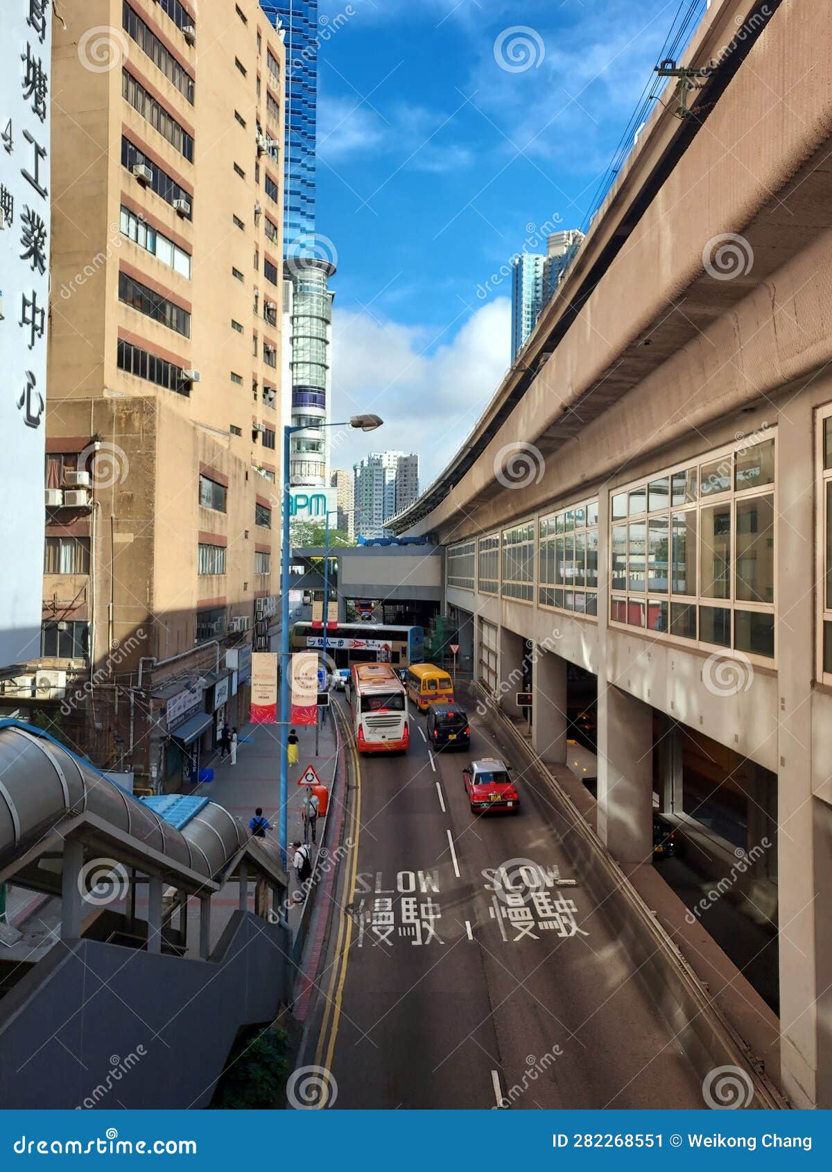 Kwun Tong Road Near MTR Station Kowloon Hong Kong Editorial Photo ...