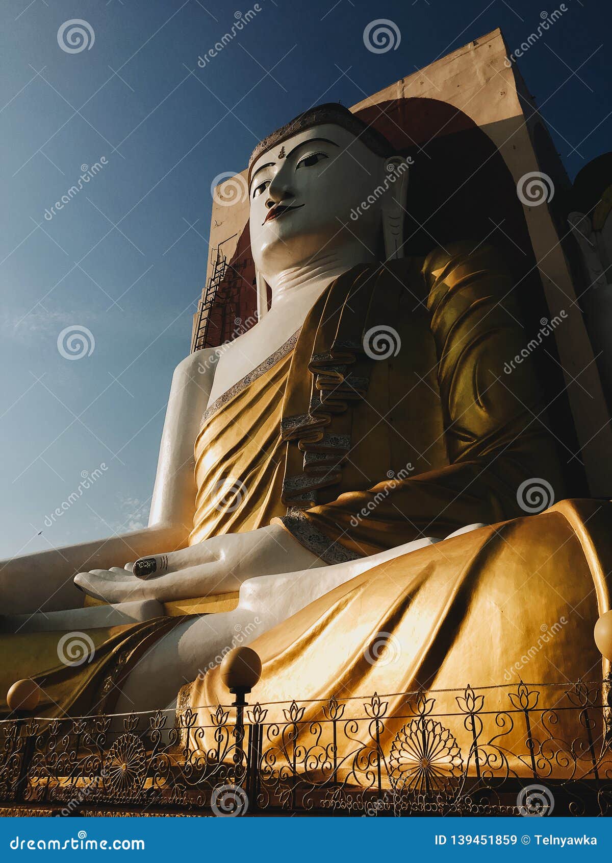 the kyaik pun pagoda. bago, myanmar