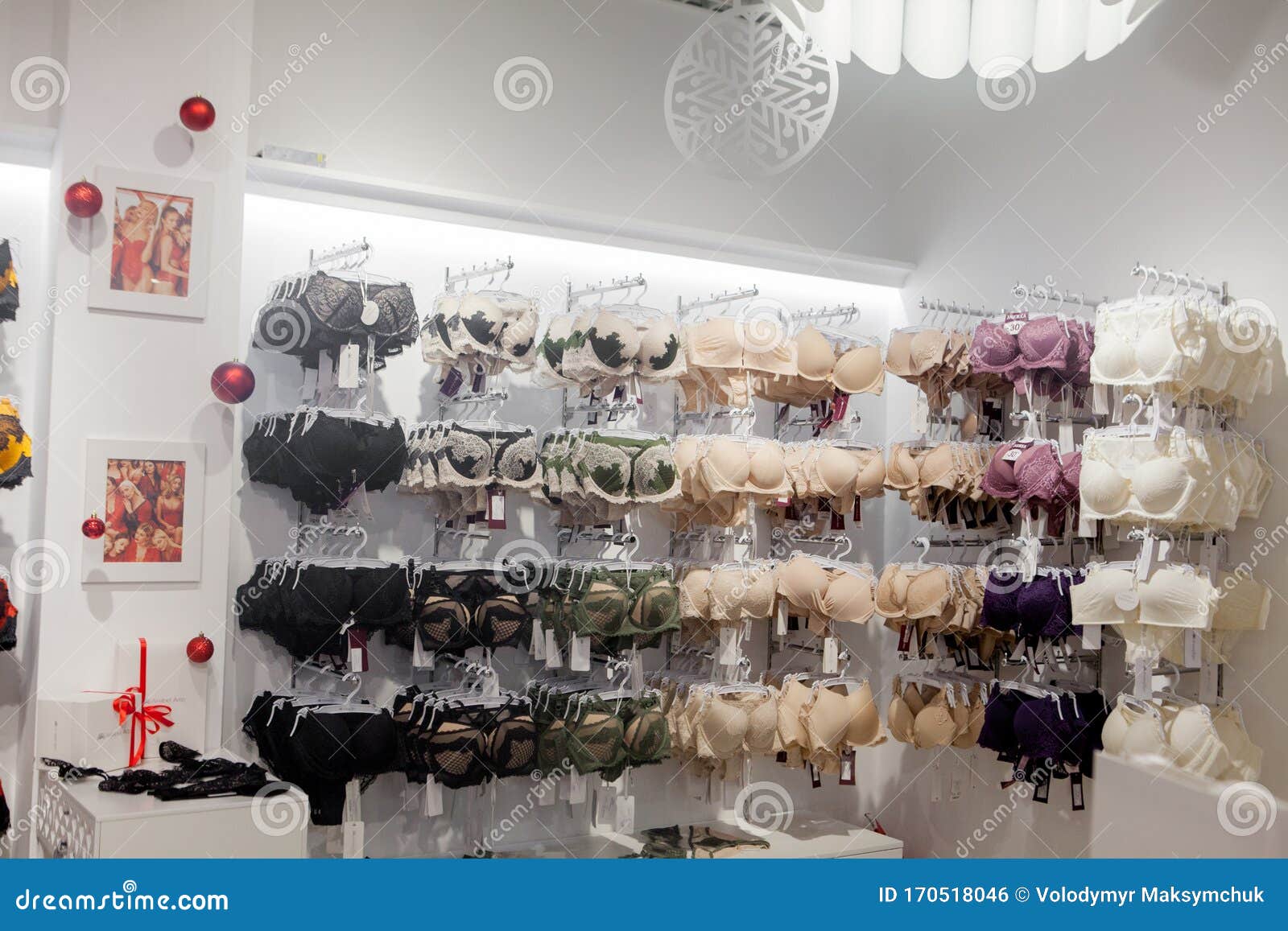 Various Type Of Women Lingerie Or Underwear Shop Editorial Photography  Image Of Consumer, Happiness: 97924387