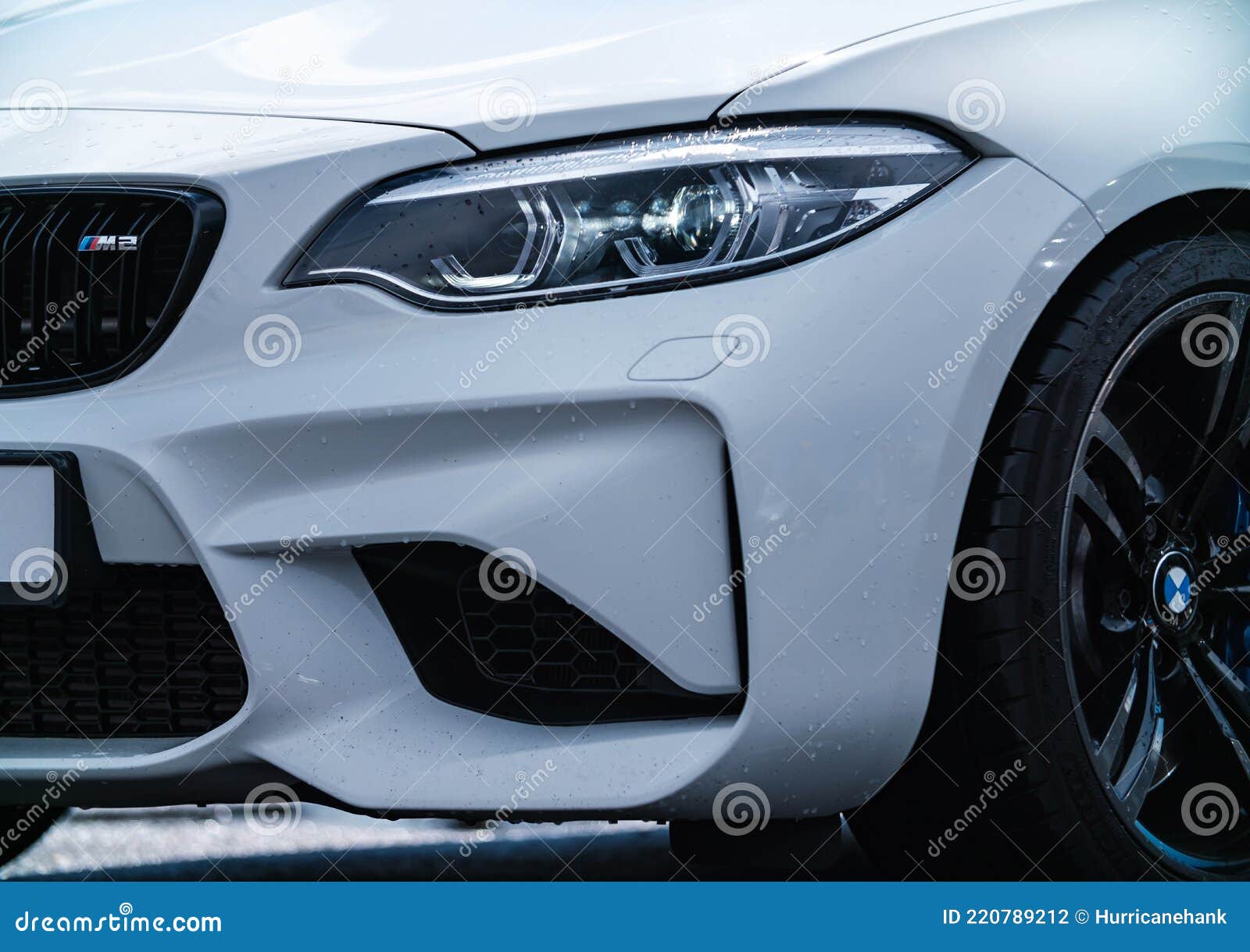 Bmw M2 F87 Sports Car In Snow White Color Equipped With Ac Schnitzer Wheels  With Low Profile Tires On Drift And Editorial Photography - Image Of  Luxury, Automobile: 220789212