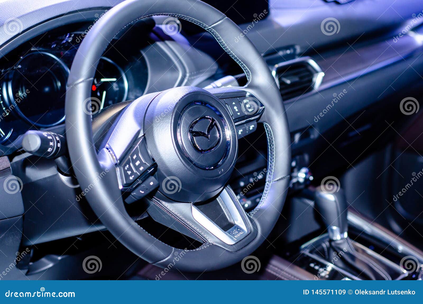 Kyiv Ukraine April 12 2019 Mazda 6 Car Interior