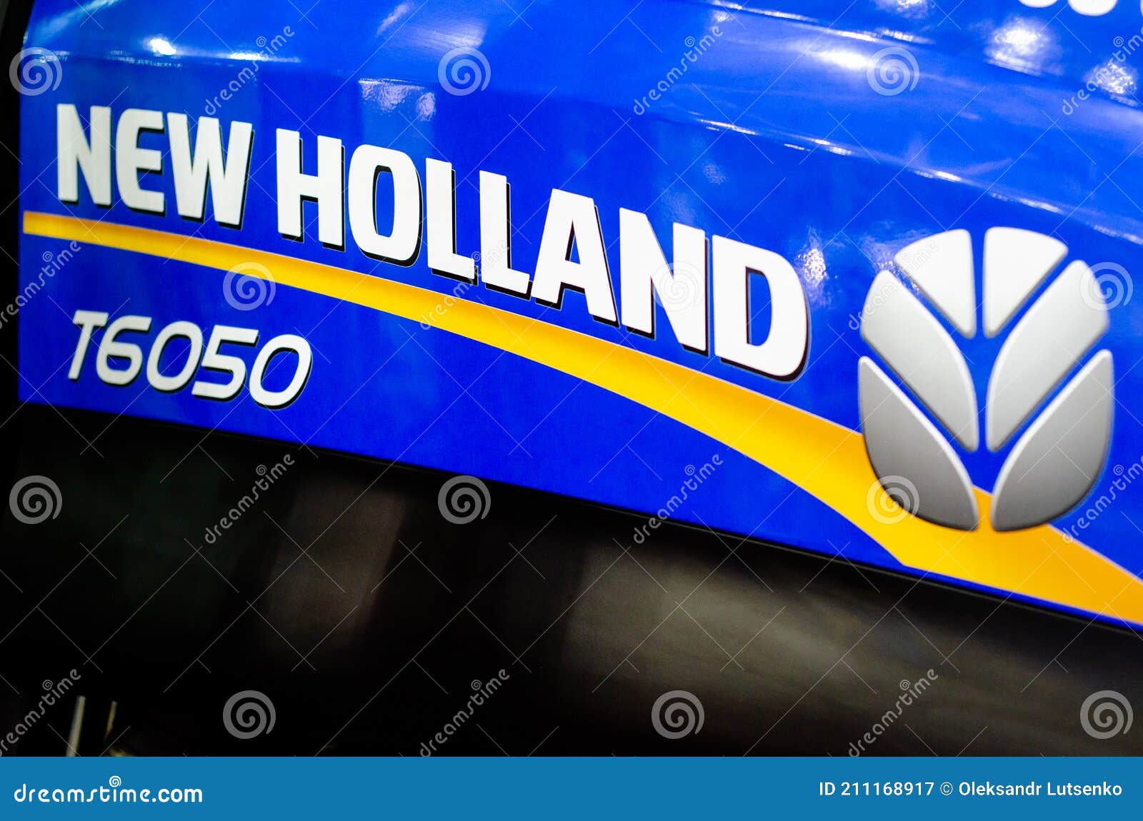 Kyiv, Ukraine - February 16, 2021: New Holland Agriculture Logo on the  T6050 Tractor Editorial Photography - Image of harvesting, farming:  211168917