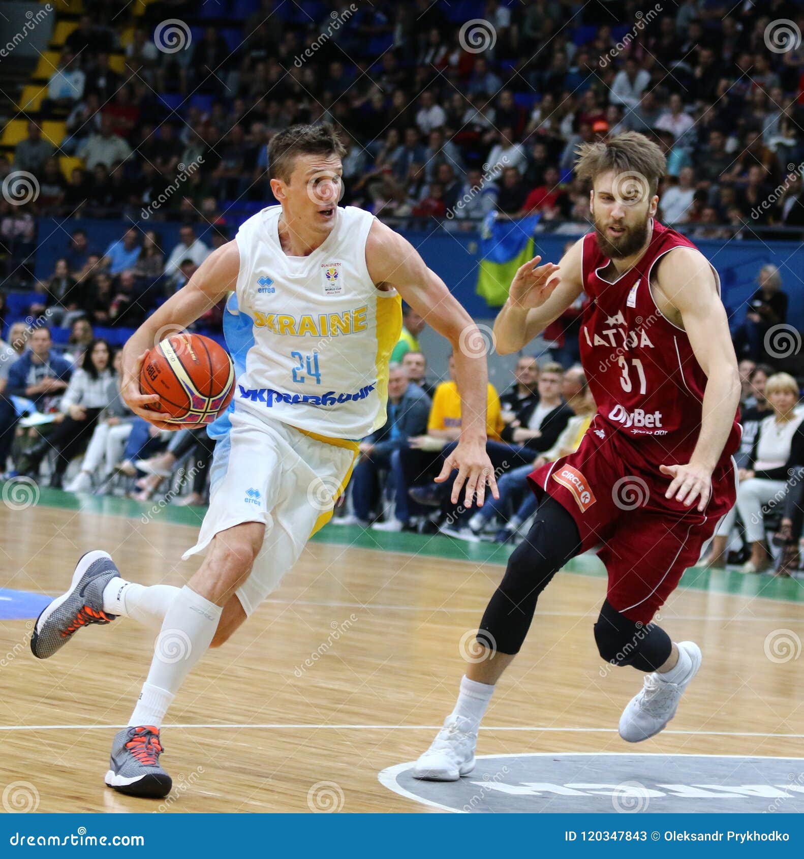 FIBA World Cup 2019 Qualifiers: Ukraine V Latvia In Kyiv Editorial Stock Photo - Image of fight ...