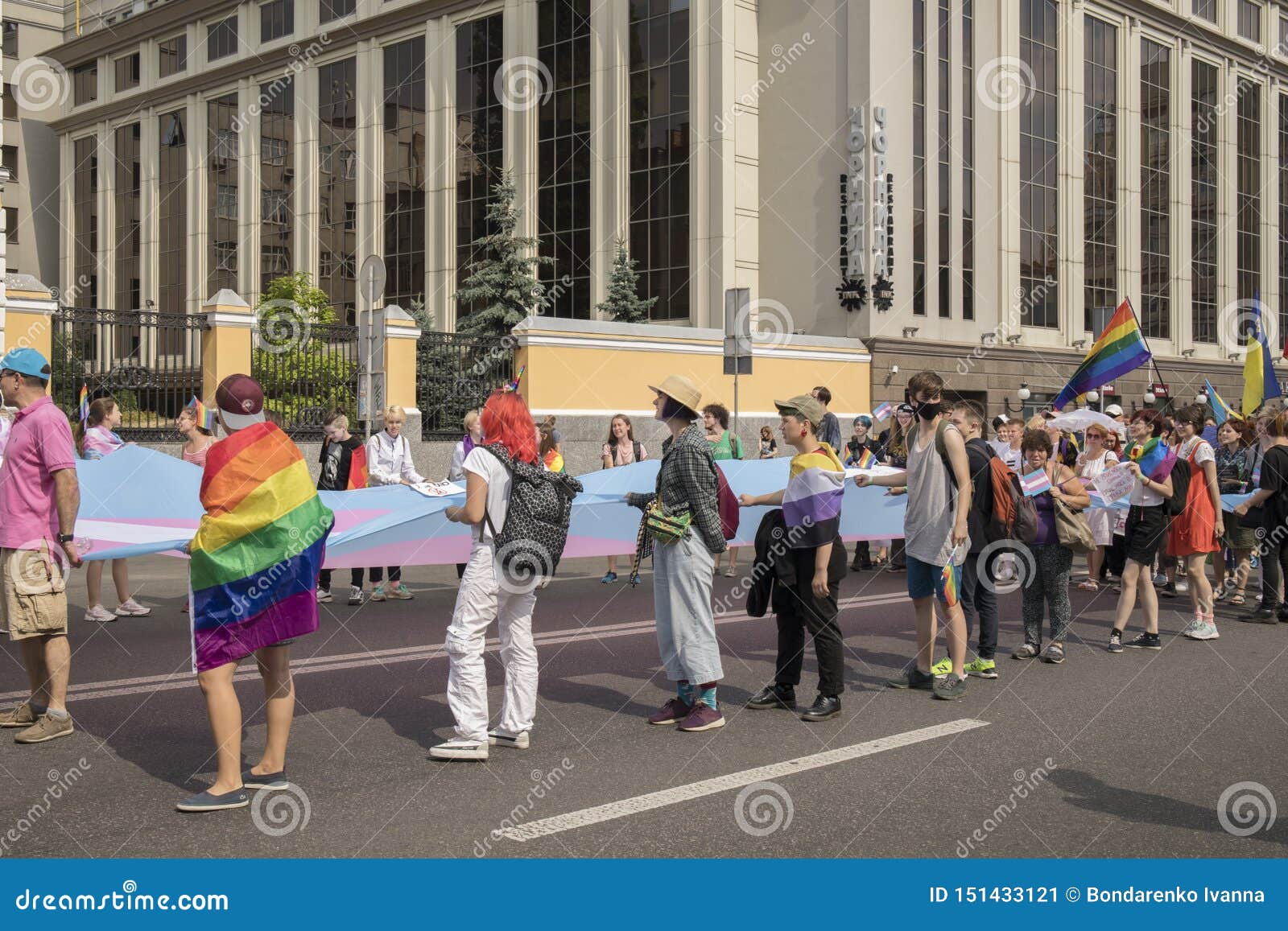 Kyiv Ukraine June 23 2019 The Annual Pride Parade Lgbt Editorial Photo Image Of Freedom