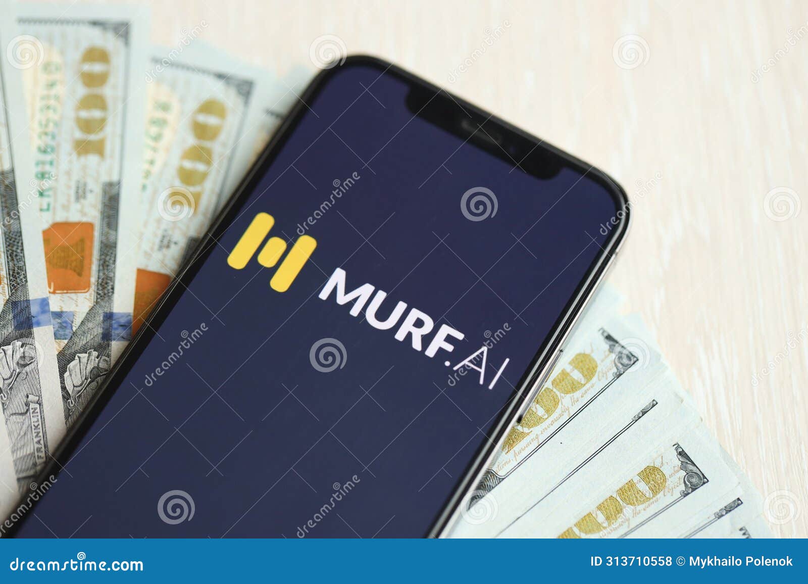 kyiv-ukraine-march-17-2024-murf-ai-logo-on-iphone-display-screen