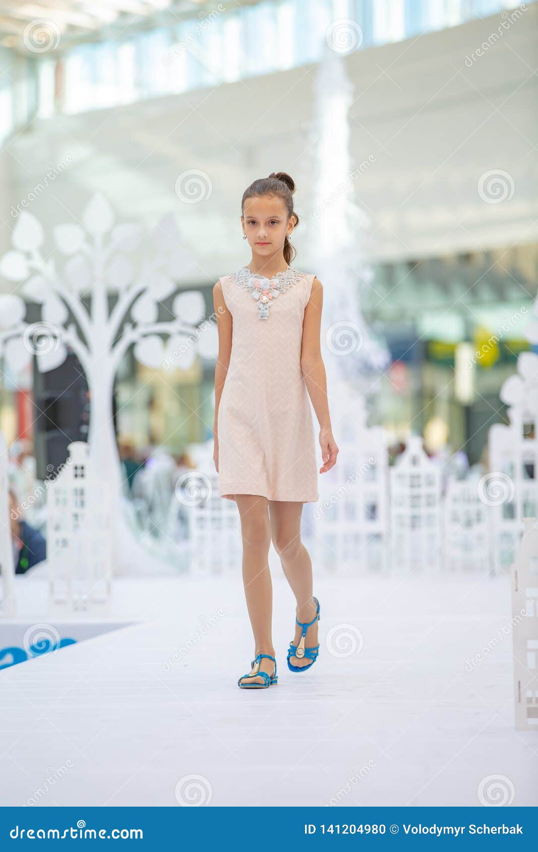 Kyiv, Ukraine March 03.2019. UKFW. Ukrainian Kids Fashion Day Editorial ...