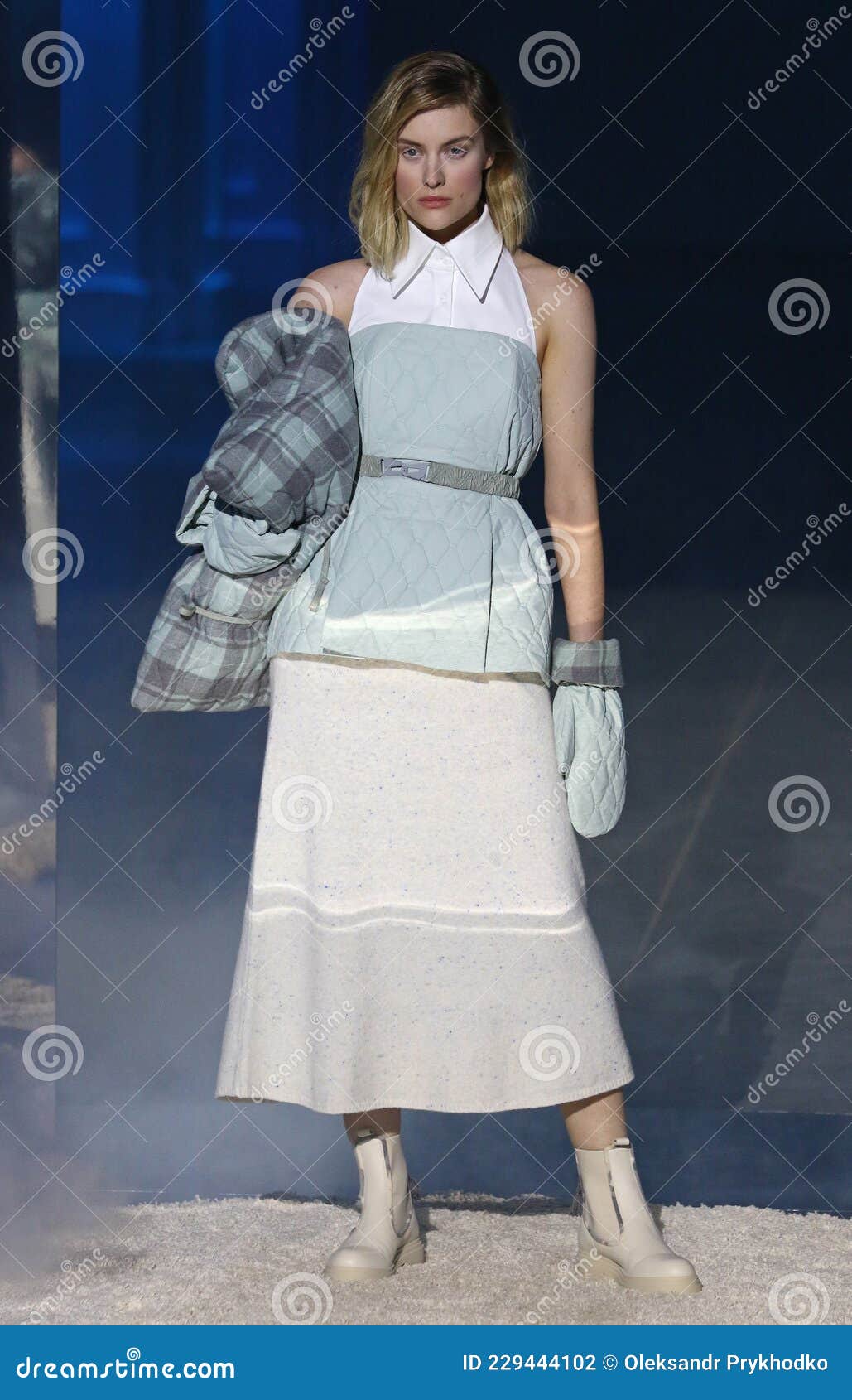 Model Presents Creation Fall Winter 20202021 Editorial Stock Photo - Stock  Image