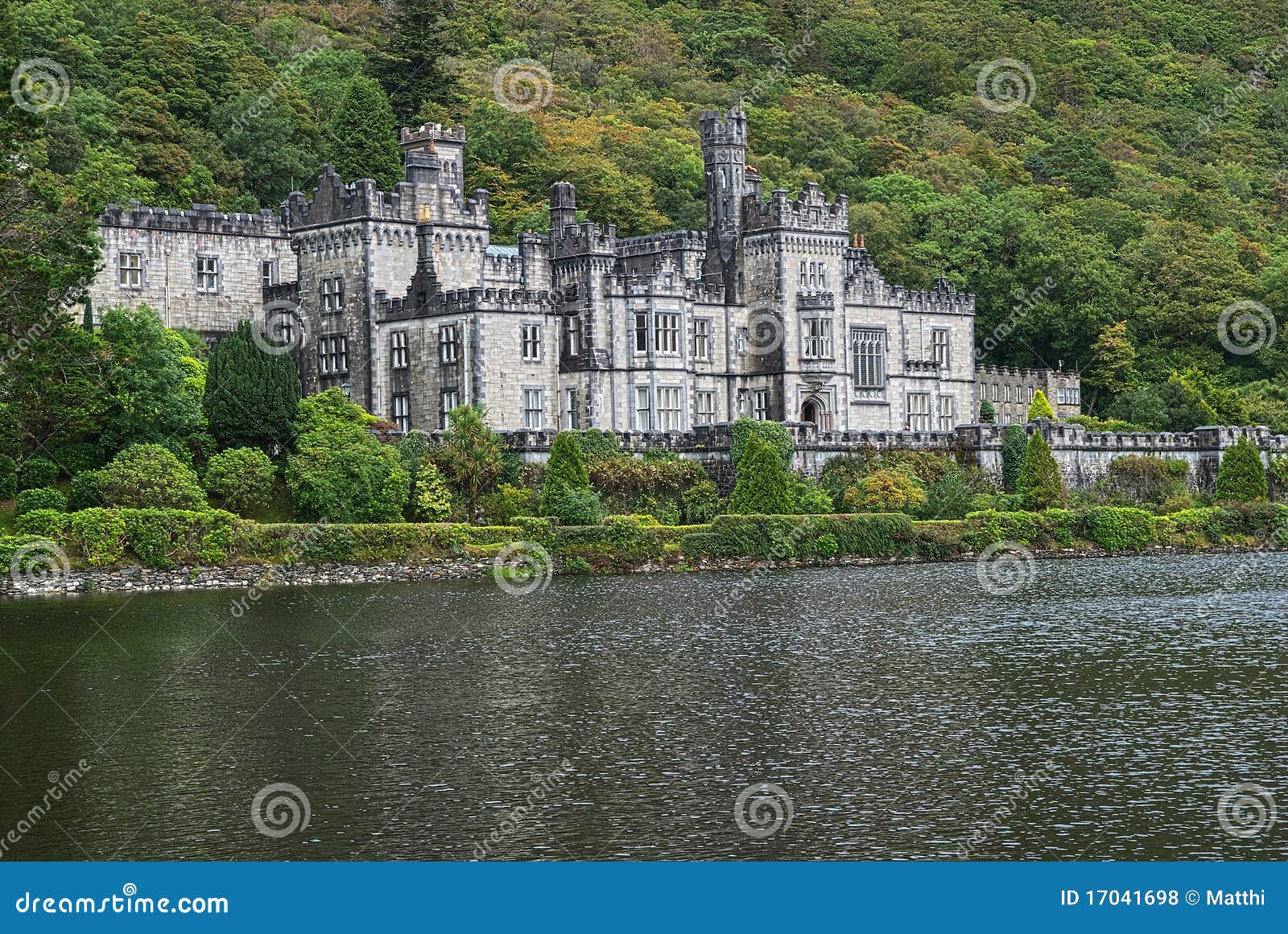 Kylemore Abbey Castle, Galway, Ireland Editorial Stock Photo Image of