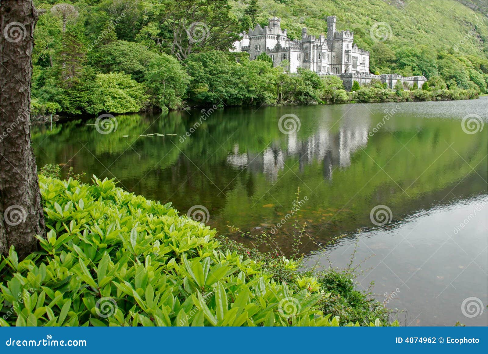 Kylemore Abbey Castle, Galway, Ireland Editorial Photography Image of