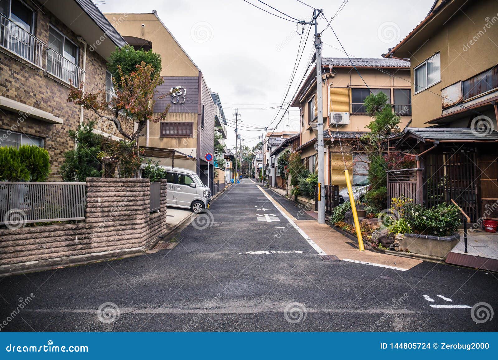 Japan residential house editorial stock image. Image of view - 144805724