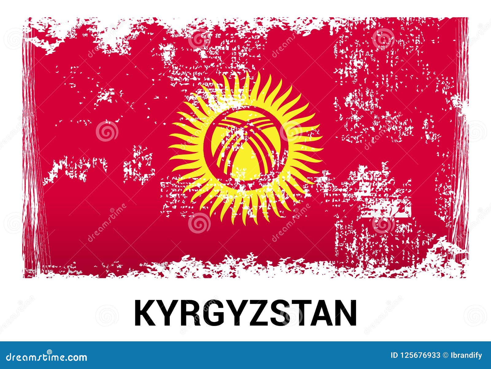 Download Kyrgyzstan Flag Design Vector Stock Vector - Illustration ...