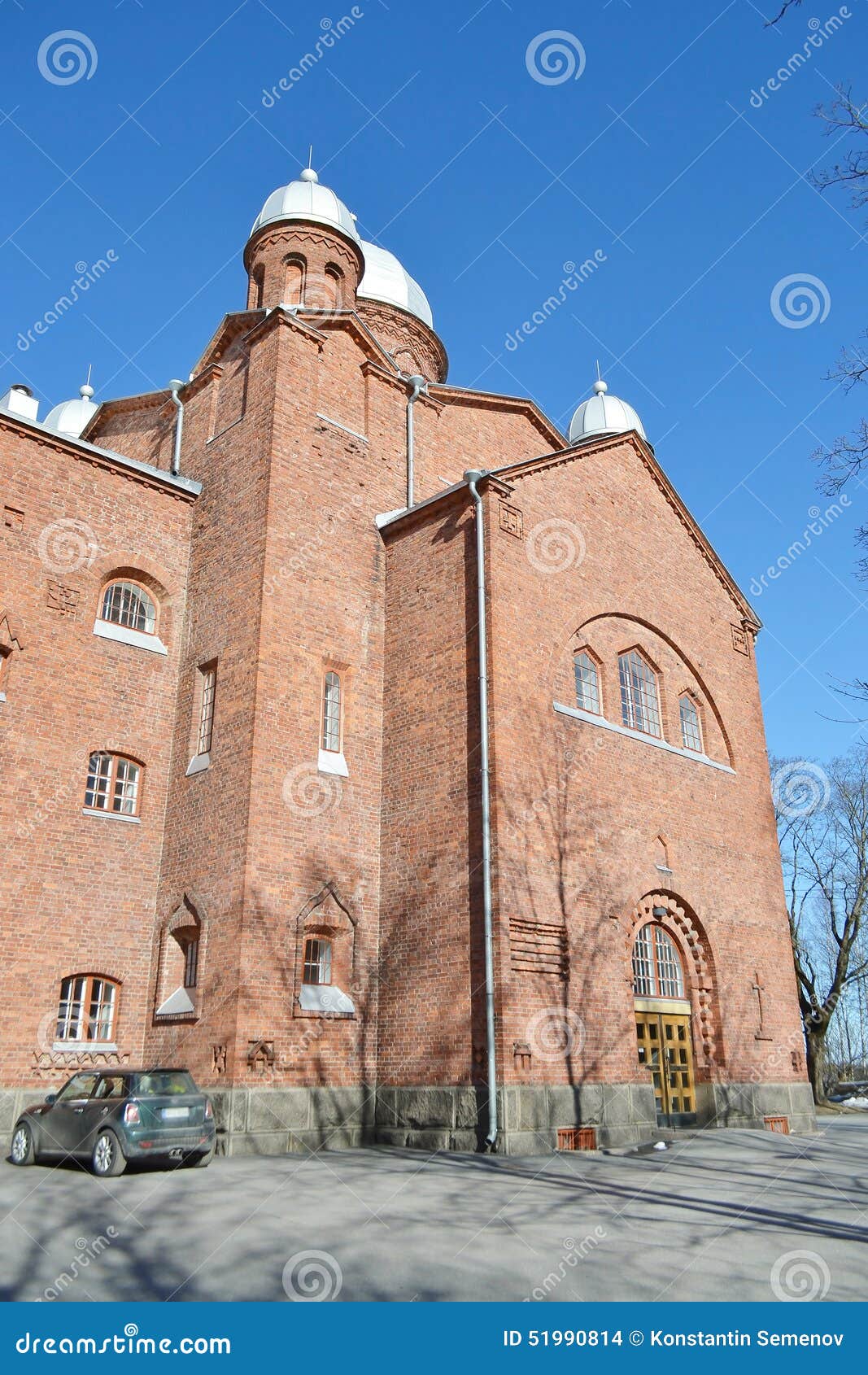 Kyrkliga Lappeenranta - Lutherankyrka i den finlandssvenska staden av Lappeenranta