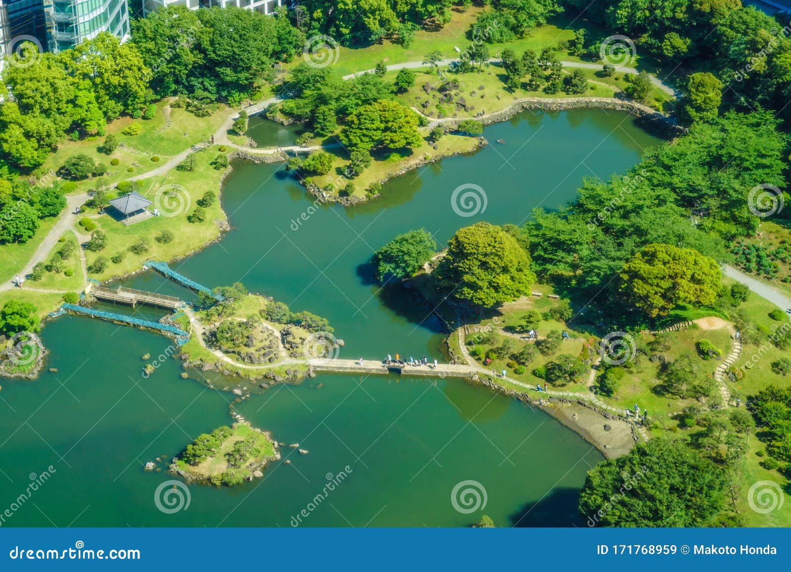 Kyu Shiba Rikyu Garden Stock Image Image Of Seaside 171768959