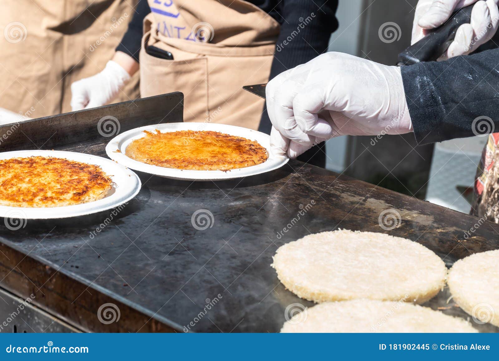 Künefe, Sweet and Savory Levantine Cheese Pastry, Turkish Dessert Specific and Traditional