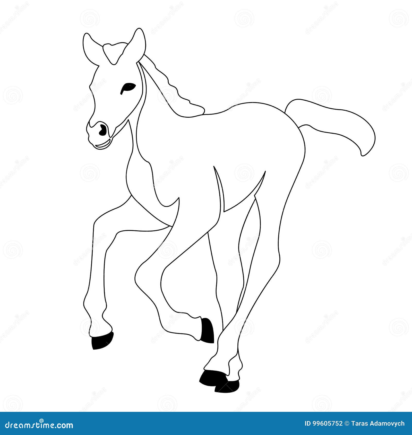 Como desenhar um potro / cavalo 