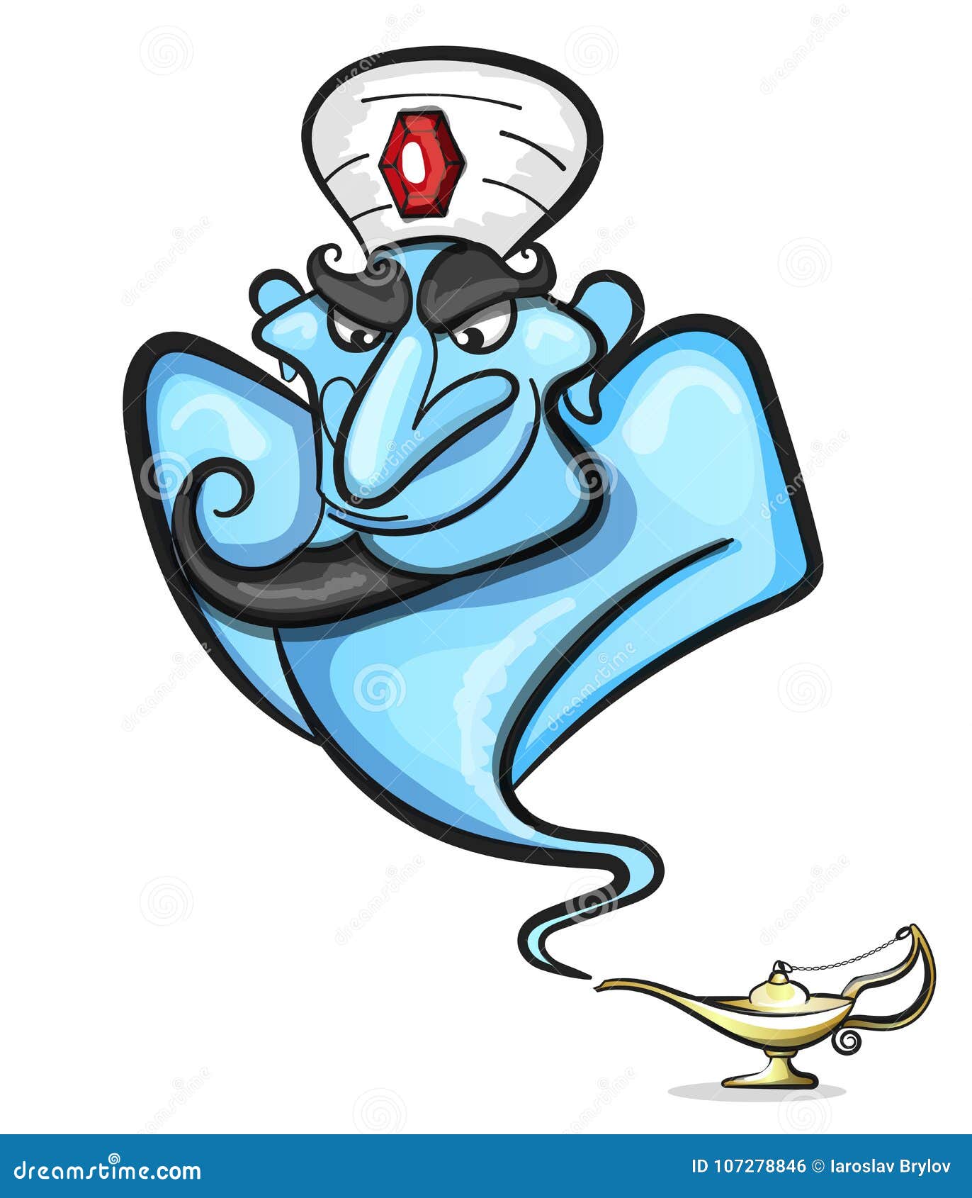 Lâmpada Aladdin Com Gim, a Lâmpada Mágica Ilustração do Vetor - Ilustração  de aladino, gênio: 107278846, image size:1372x1690