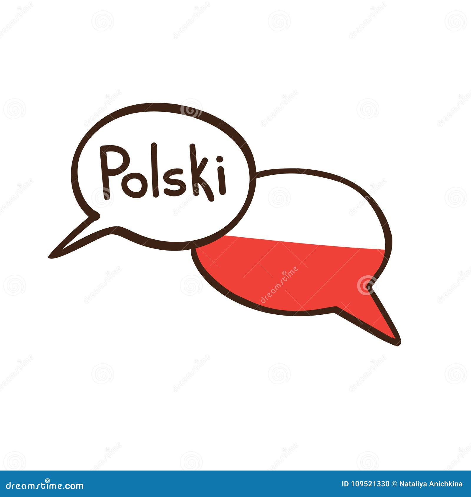 A Língua Polonesa Mostra a Palavra E a + Do Vocabulário Ilustração Stock -  Ilustração de tradutor, dilema: 55984394