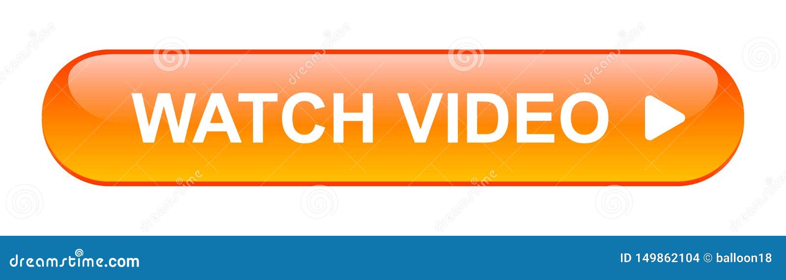 Watch video button stock vector. Illustration of business 149862104