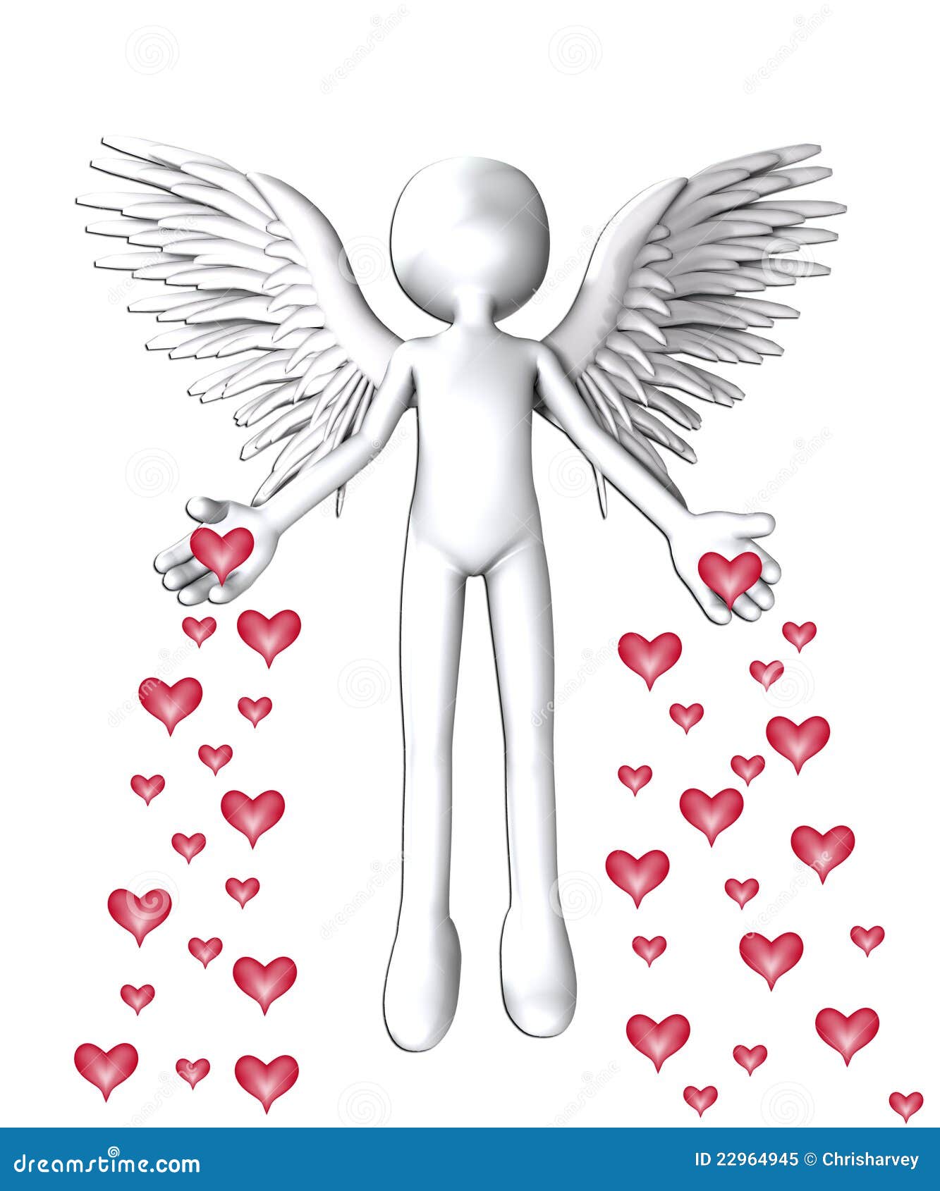 L Ange De L Amour Illustration Stock Illustration Du Divinement