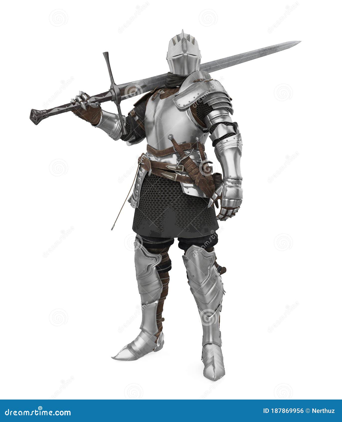 Armure De Chevalier Médiéval Sertie Dépée Sur Fond Blanc Illustration De  Rendu 3d, Armure, Chevalier Médiéval, Chevalier Image de Fond Pour le  Téléchargement Gratuit - Pngtree