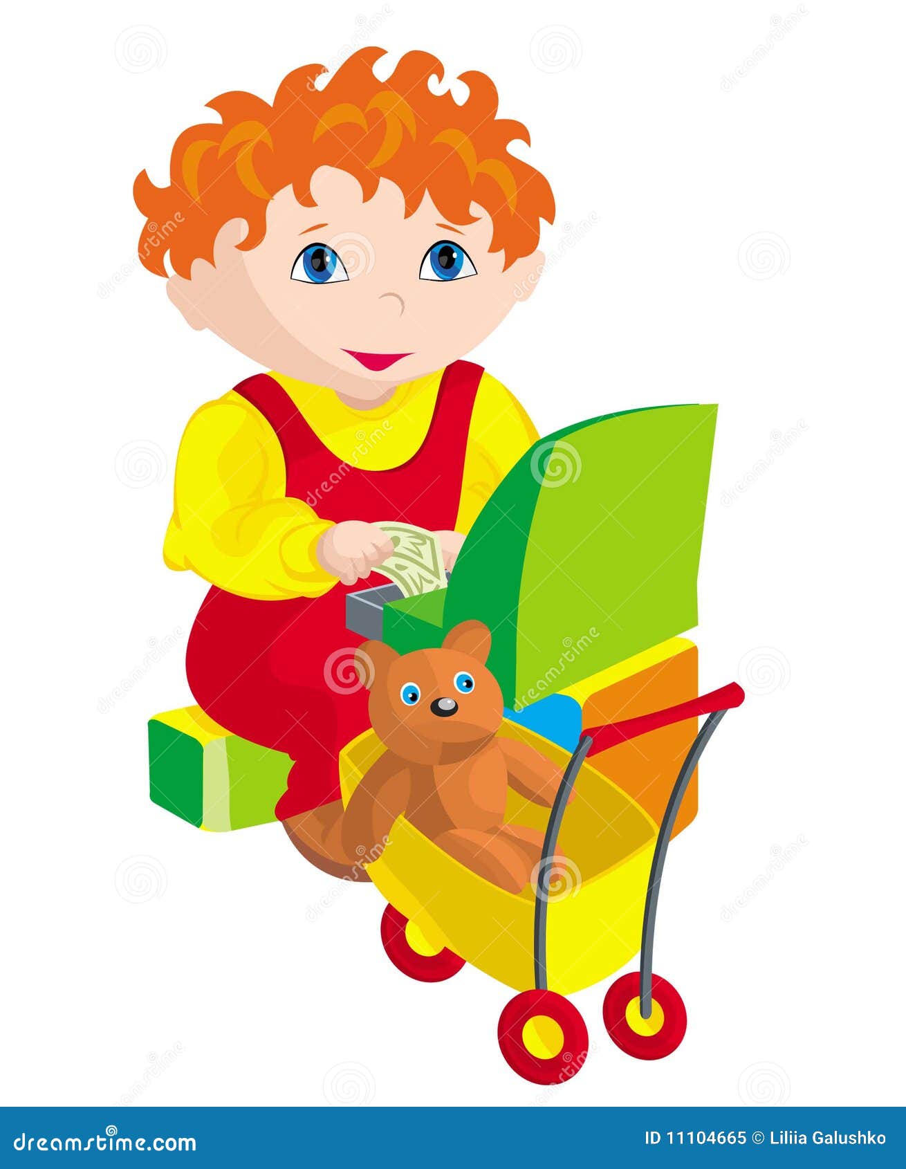 L\u002639;enfant  Caissier Photo libre de droits  Image: 11104665