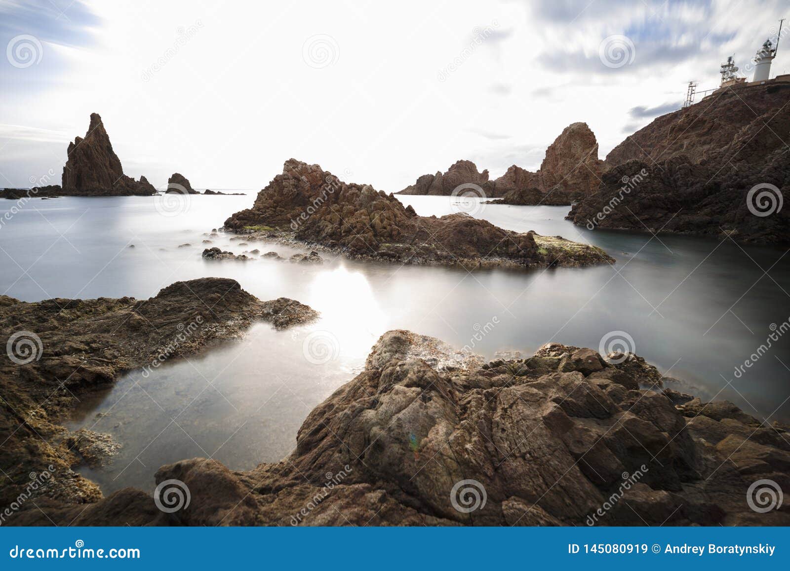 Lespagne Almerãa Cabo De Gata Récif Arrecife De Las