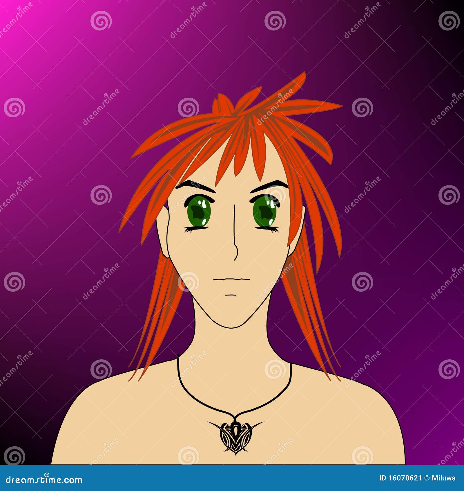Anime avatar graphics Royalty Free Stock SVG Vector