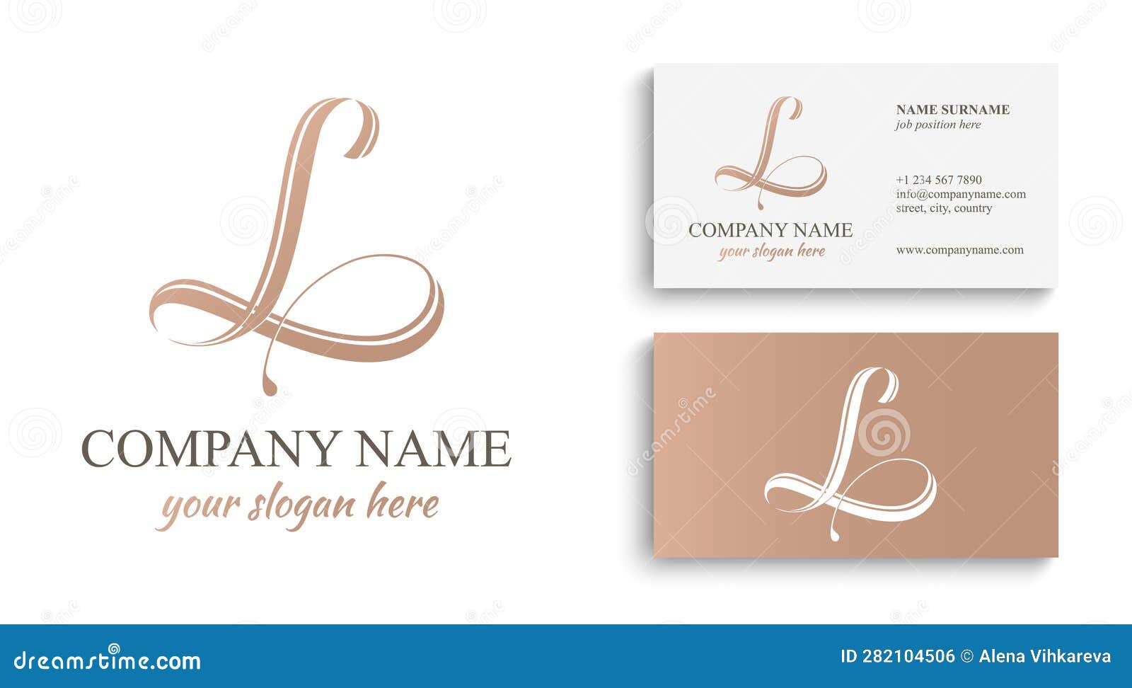 L Logo. L Letter Logo Template Elements. Personal Monogram. Vector ...