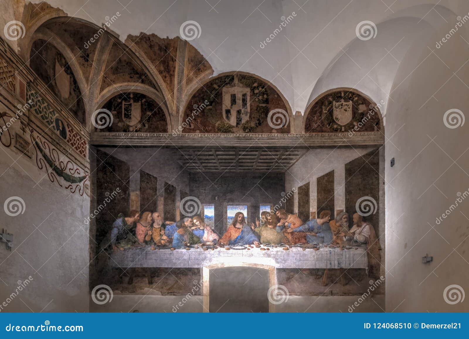L'ultima Cena Milano, Italia Immagine Editoriale Immagine di