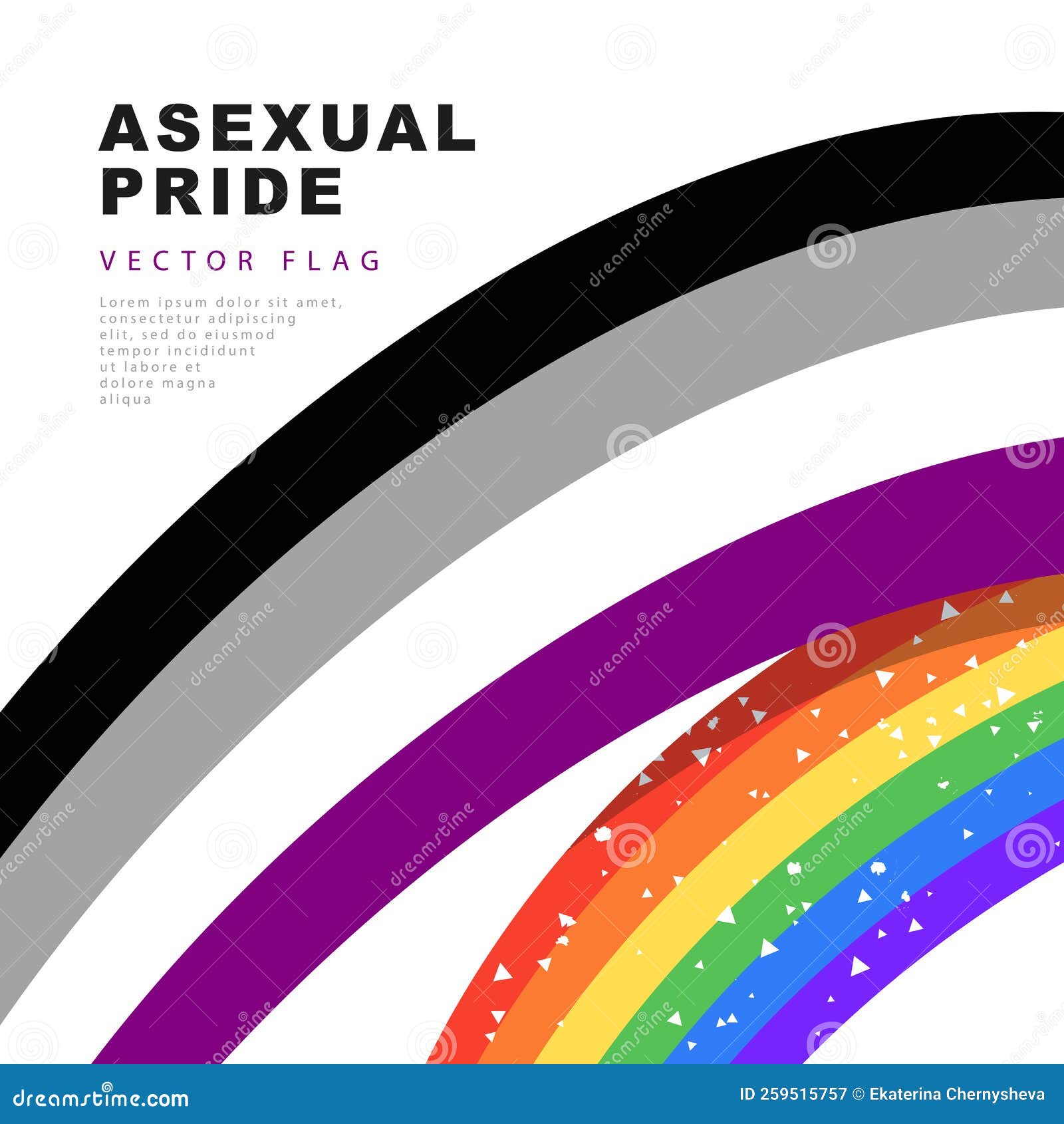La Bandera Lgbt Y La Bandera Del Orgullo Asexual Falta De Orientaci N Sexual Identificaci N