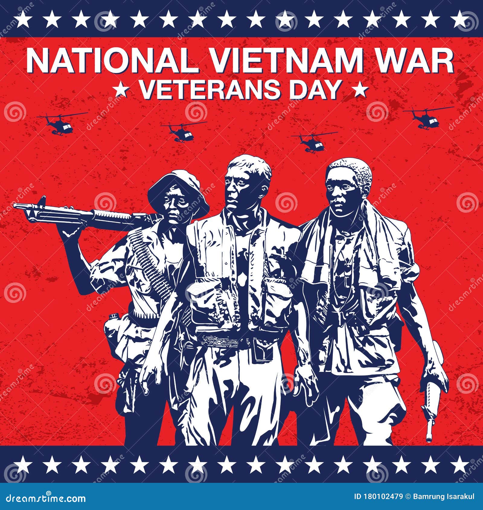 La Bannière Nationale Des Anciens Combattants De La Guerre Du Vietnam