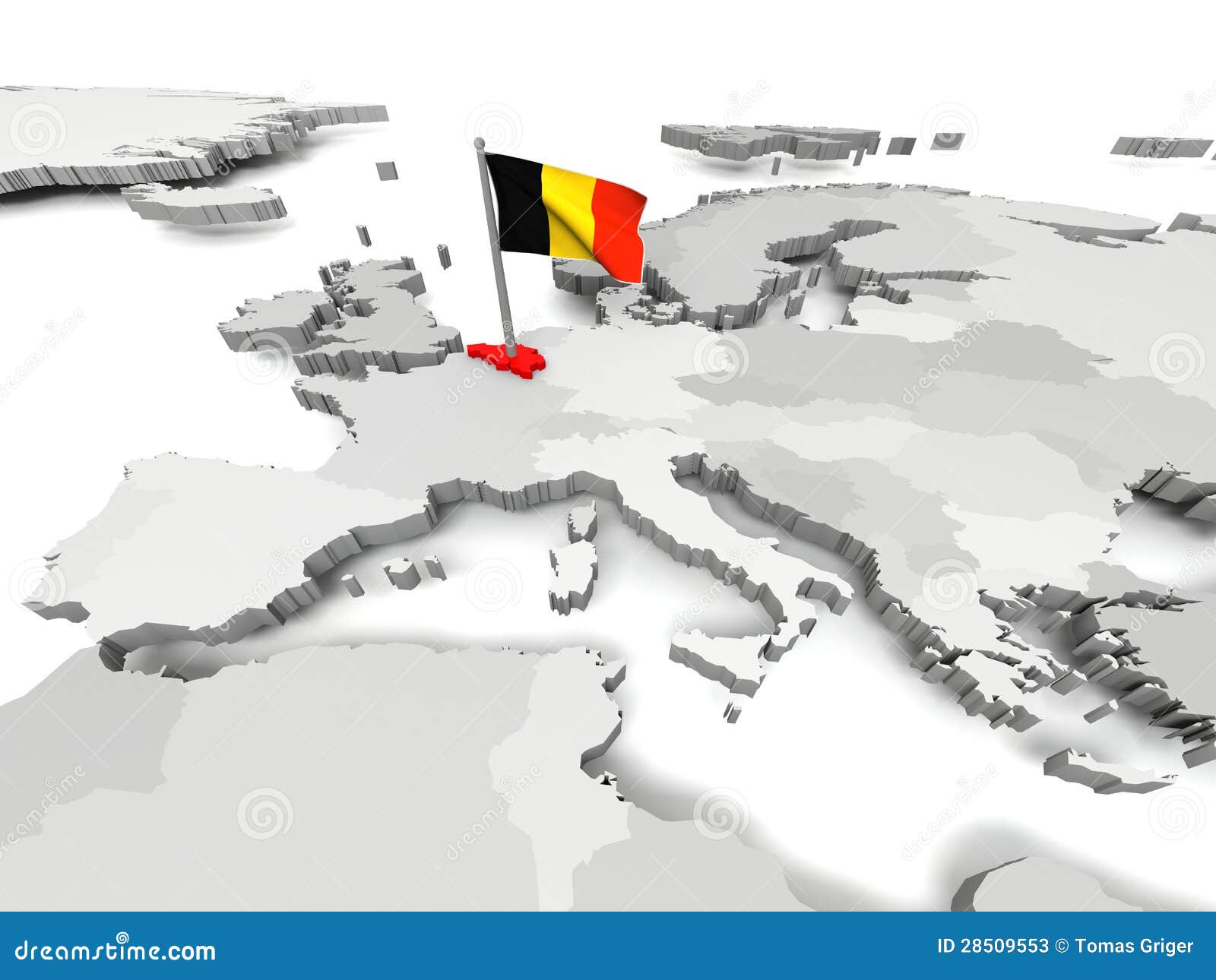 "carte 3D europe" photo libre de droits sur la banque d ...