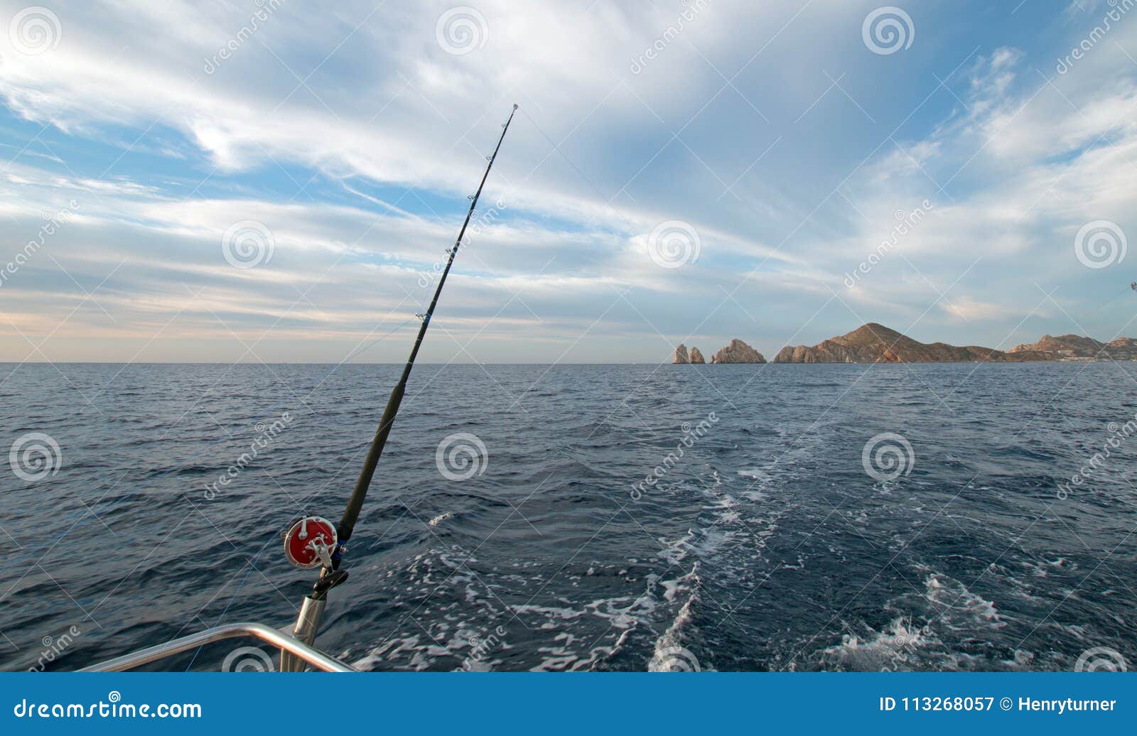 Cañas De Pescar Del Mar Profundo Foto de archivo - Imagen de