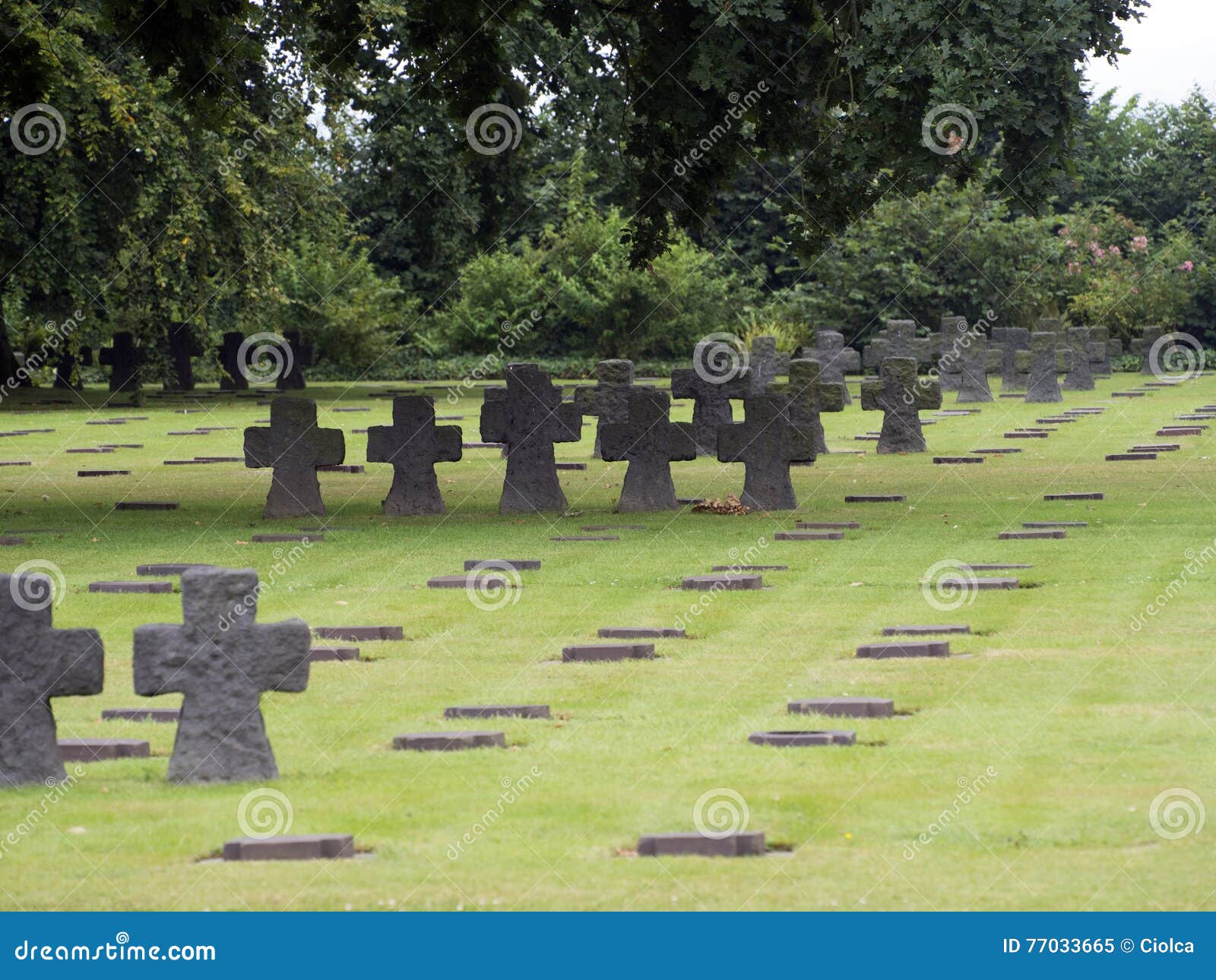 la cambe german war cemetery, france